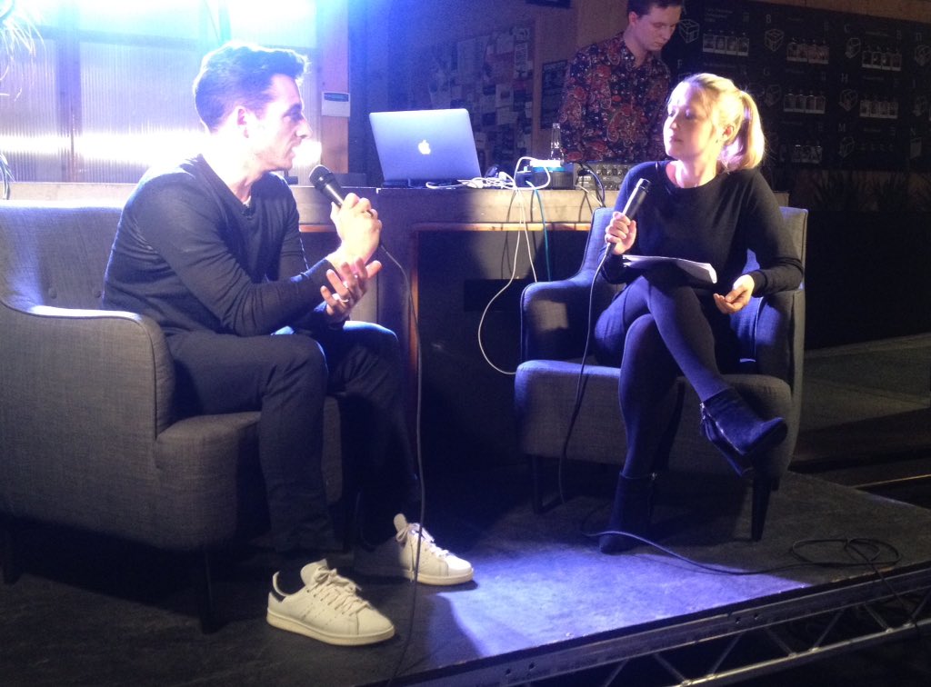 EllBretland's tweet photo. Good night at the launch of #TheMindMap, the new mental health social enterprise, with Leighton Baines.
Discussed the pressures of being a footballer, enjoying downtime with a book in town, photography and how he used to go to a hotel before home games for a proper sleep... #EFC https://t.co/BAY12xTrA5