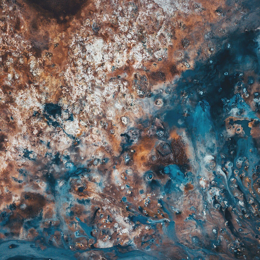 NejauNet's tweet photo. Nature art | #Hverir geothermal pools | #Iceland🇮🇸 #mavicpro #dronas #beautifuliceland #mavic #djimavic #djimavicpro #VisitIsland #skypixel #natgeotravel #iceland @realSkyPixel https://t.co/8RSKKo0pTD