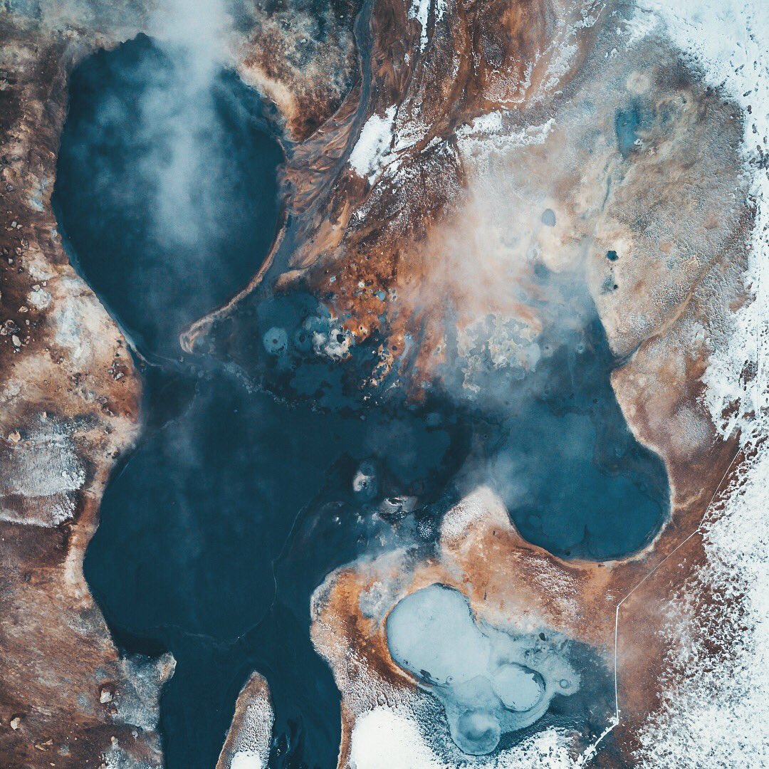 NejauNet's tweet photo. Nature art | #Hverir geothermal pools | #Iceland🇮🇸 #mavicpro #dronas #beautifuliceland #mavic #djimavic #djimavicpro #VisitIsland #skypixel #natgeotravel #iceland @realSkyPixel https://t.co/8RSKKo0pTD