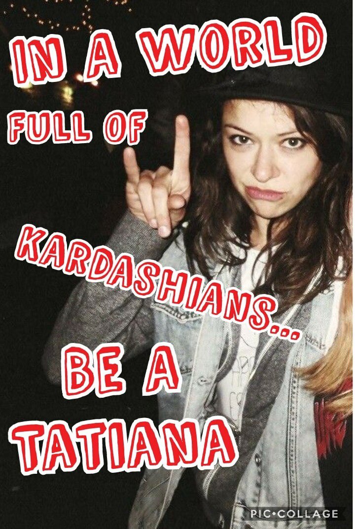 tanyaj2012's tweet photo. @tatianamaslany I made this today, you rock! ❤️ https://t.co/iqmxmbCpcZ