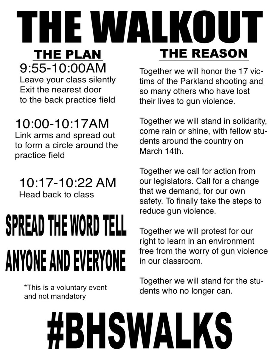 BulldogsWalkout's tweet photo. spread the word. #bhswalks https://t.co/RKnRLdKVCE
