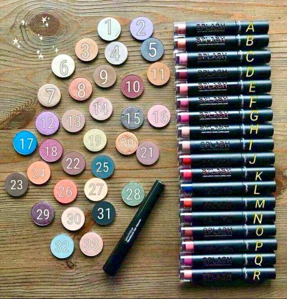 If you could pick just FOUR shadow colours and only ONE lip colour... what would they be?🤔💕