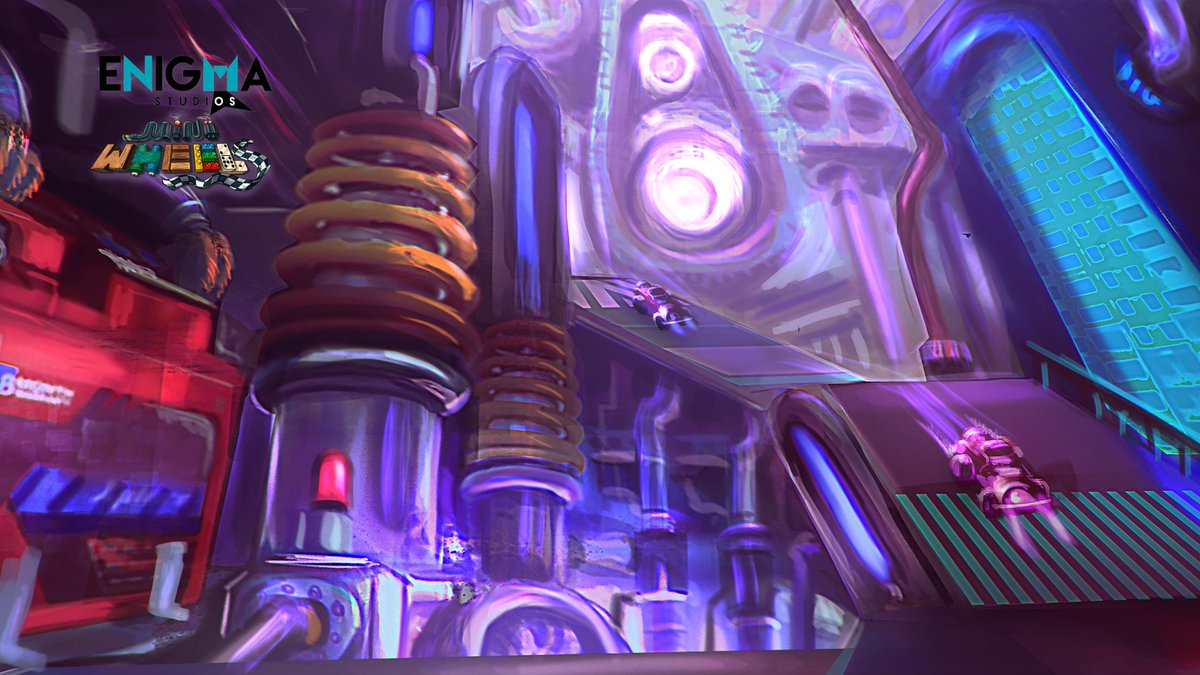 MiniWheelsGame's tweet image. Our new garage track art shows a never seen before perspective. 🏎️ Can you imagine those parts being animated and in a constant movement?
#gamedev #indiegame #UE4 #arts #art