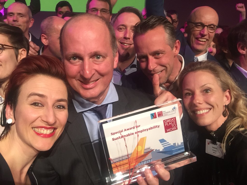 T_Van_hooland's tweet image. Gold🥇😃! @abbvie BeLux wins the Sustainable Employability Award! Your dreams. Our motivation. We health you. #BestWorkPlaces2018 @GPTW_Belgium