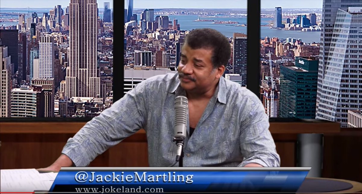 craigandrewwolf's tweet photo. Great job to @JackieMartling on his excellent appearance discussing flat earth theories.  Looking good!  @neiltyson https://t.co/rXJeHL8SVz