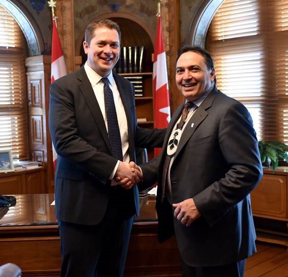 Great to sit down with <a href="/perrybellegarde/">Perry Bellegarde</a> this afternoon to discuss First Nations priorities and practical action for building relationships and prosperity.