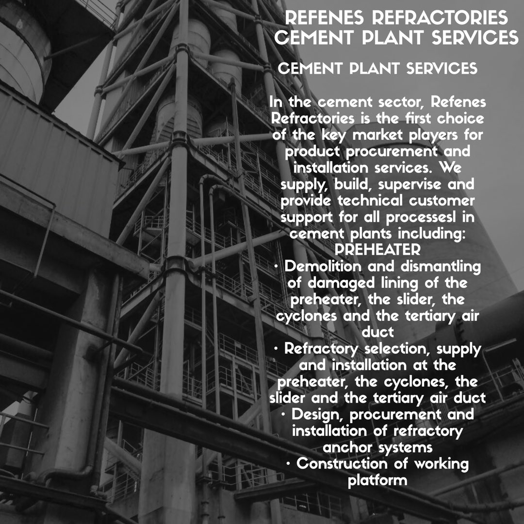 Refenes_Ref's tweet image. #Refractories #cementplant