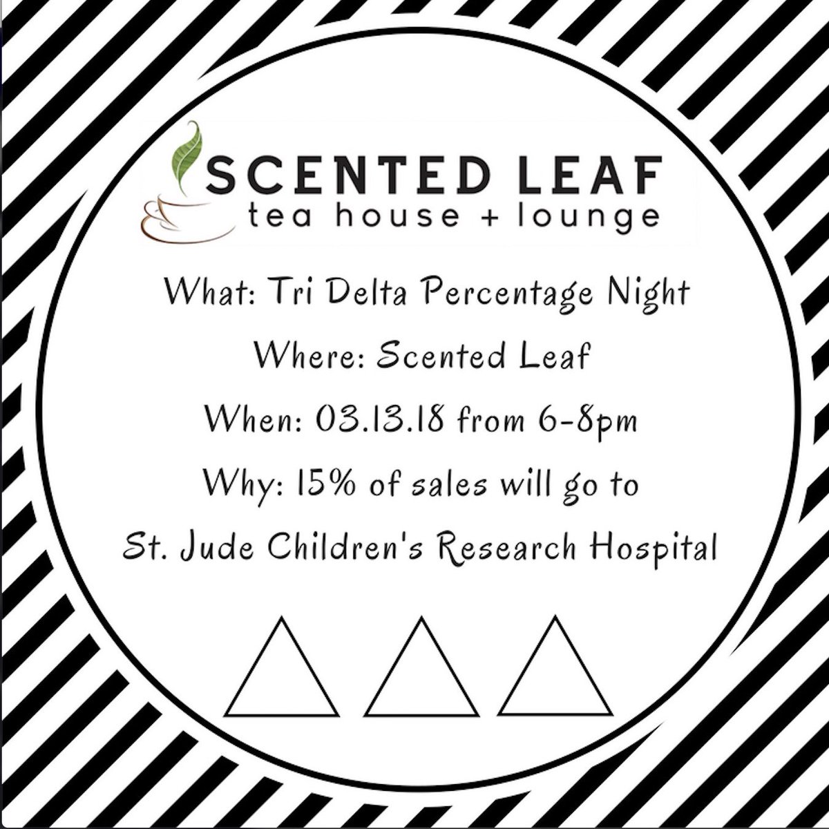 ArizonaTriDelta's tweet image. Don’t forget to mention Tri Delta @ checkout! 😀💕