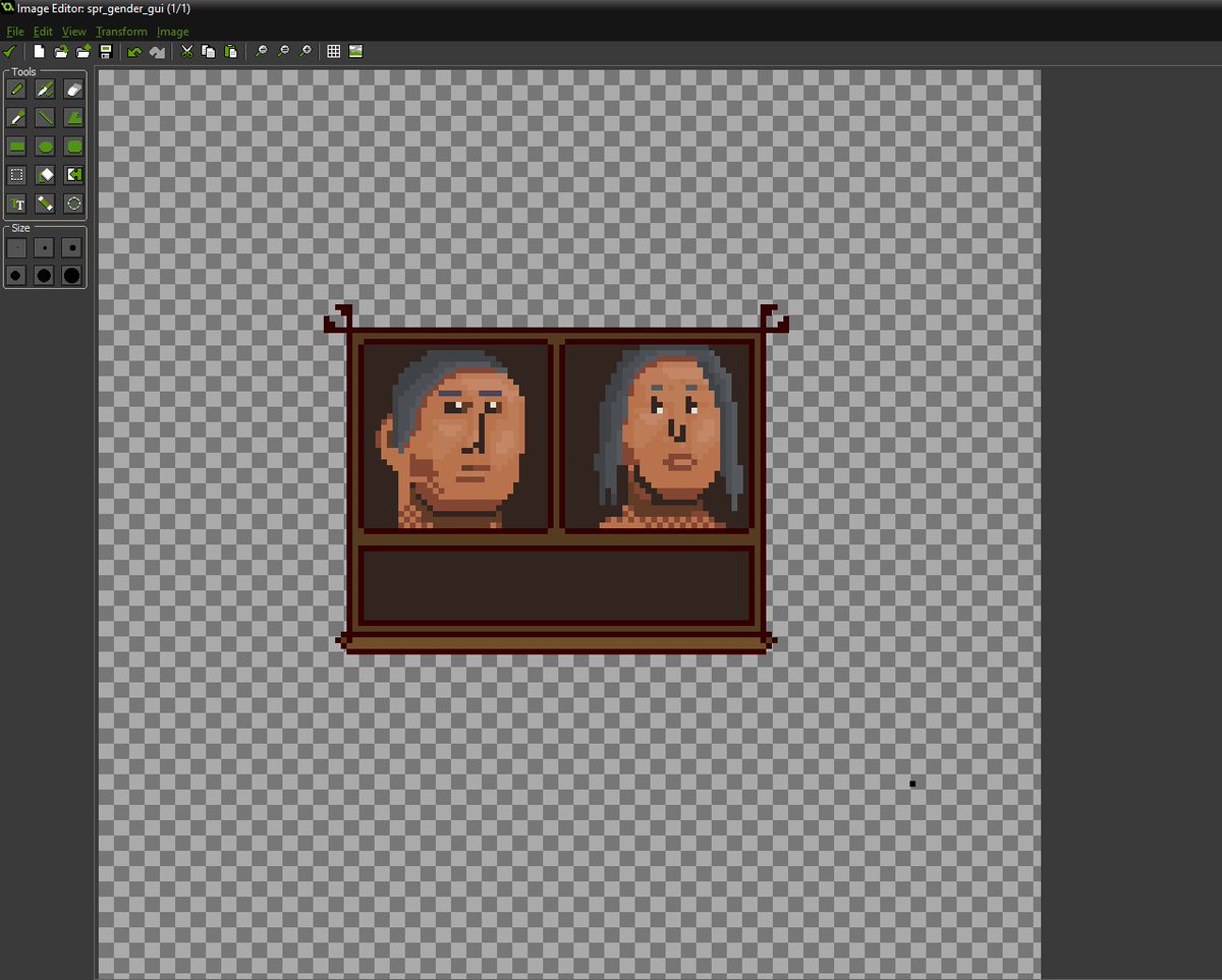 Getting there with the Sega Genesis style for the character selection.#gamemaker #pixelart #gamedev #indiedev #dungeons #games #turnbased #indiegame #rpg #gameart #videogame #indie #wip
