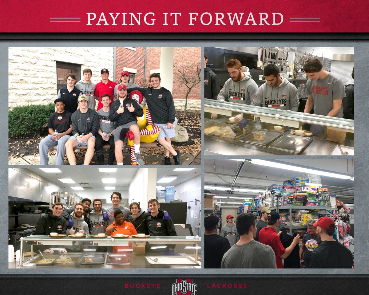 #DYK: The men's lacrosse team has put in 232 total hours of community service since the start of the 2017-18 academic year. #GoBucks | #BuckeyesCare