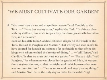 ServantCacambo's tweet photo. "...we must go and work in the garden." Do humans have free will? Has the cosmos come together to bring you to this moment? Do we improve our lives ourselves? @MrAllenSD35 #bannedbooks #voltaire #candide #philosophy #determinism #freewill https://t.co/XcPvLahSEA