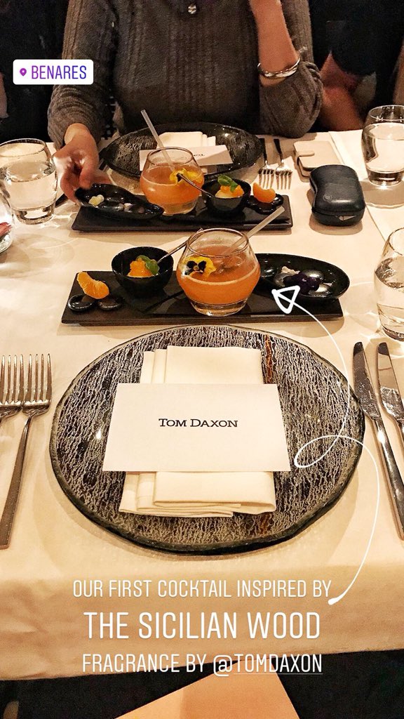 Head over to Instagram to see live updates of our fragrance inspired evening, in partnership with <a href="/TomDaxon/">Tom Daxon</a> 🙌🏻 #CompleteSensoryExperience