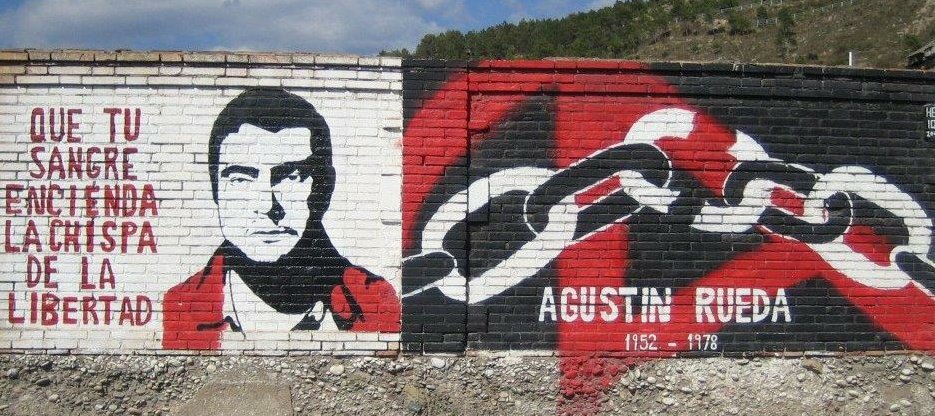CGTBarcelona's tweet photo. Crims d'estat. Avui fa 40 anys que la nit del 13 al 14 de març del 78, assassinaven d'una brutal pallissa a la presó de caravanchel al #Anarquista #AgustinRueda https://t.co/4diWIM6m0e
