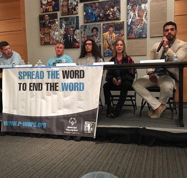 gopradi's tweet image. Continuing our campaign to @endtheword w/ @specialolympics &amp;amp; @bestbuddiesucla the #Rword Panel last week went phenomenal! Thank you moderator Alyssa Stump &amp;amp; fellow panalist @teamlucymeyer @dplunkett99 Ariel Hernandez, John C. Mcginley &amp;amp; all the attendees for taking part! ♥ 🌎