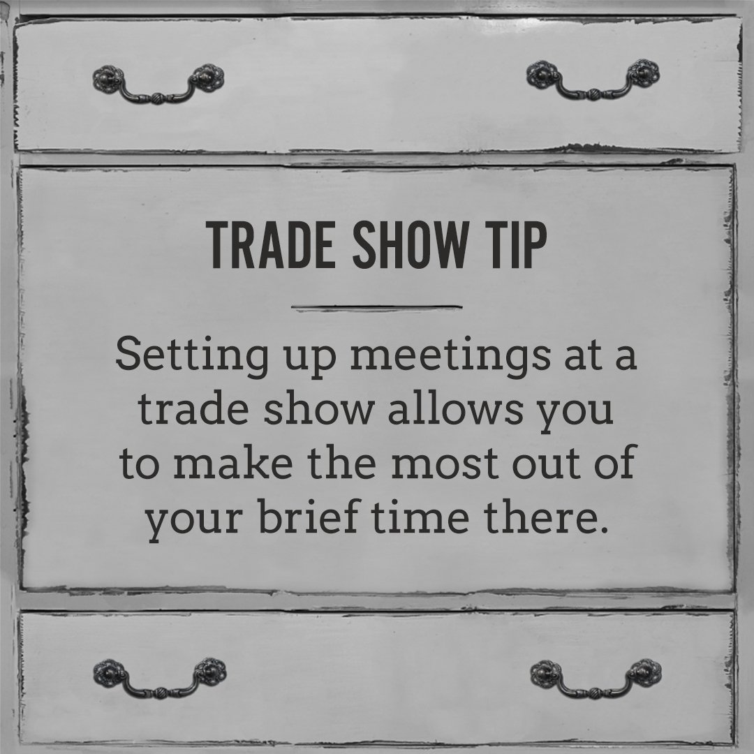 FauxShowCovers's tweet photo. Get the most out of your show by meeting with customers, prospects, and qualified contacts, then follow up a few days after the event has concluded!
#tradeshowtips https://t.co/fTB84NgFIh