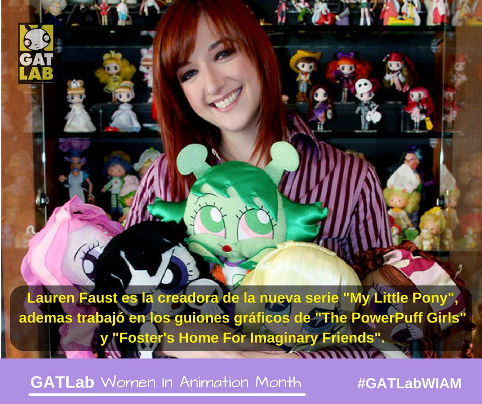 GatLabAnimation's tweet image. Hoy en #GATLabWIAM LAUREN FAUST
Animadora y guionista. Gracias a ella tenemos #MyLittlePony,  además de que ha trabajado para numerosas series animadas como #ThePowerPuffGirls o #WanderOverYonder. ¿Quién quisiera ser ella por un día?
 #WomeninAnimation #Animation #CartoonNetwork