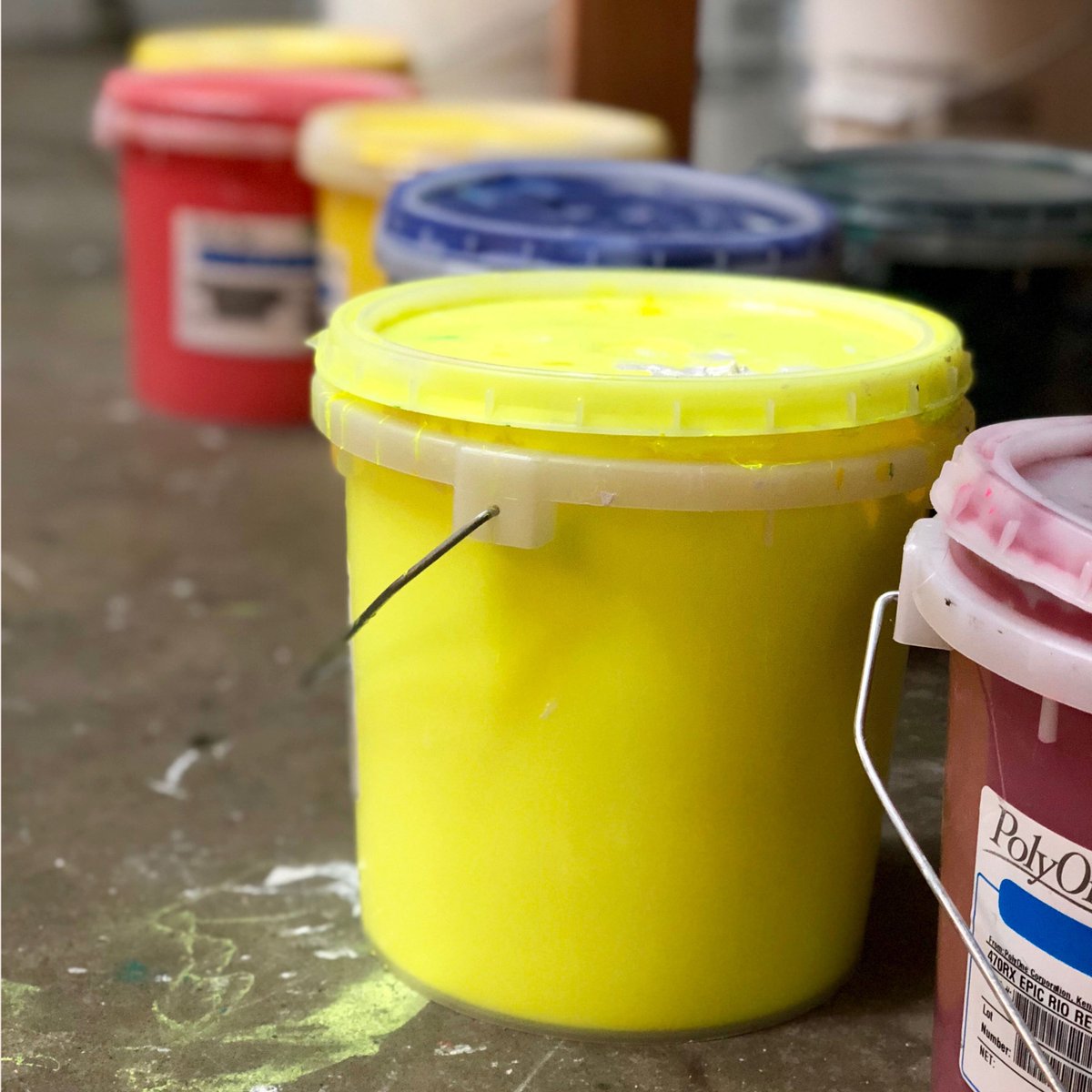 Making warehouse paint parties cool since 2005! #UberPrints #painton #screenprinting
