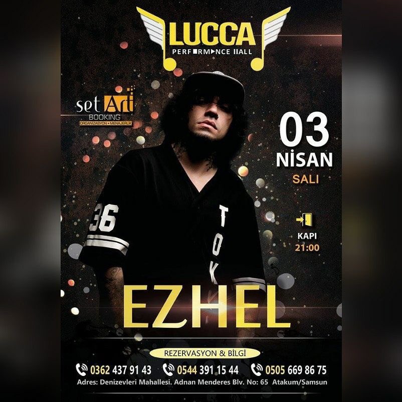 LuccaPerformans's tweet photo. 3 Nisan EZHEL Lucca sahnesinde sizlerle . #ezhel https://t.co/02st5LAgbZ