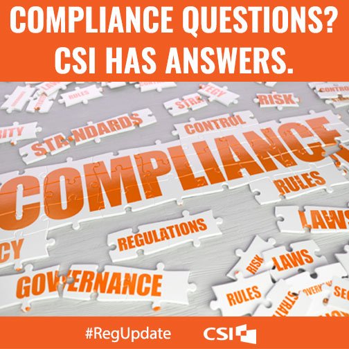 CSIsolutions's tweet photo. Register now for our Compliance Update Webinar on March 28 for the latest on BSA/AML, FinCEN and other important issues in the regulatory pipeline. https://t.co/PuyKW59gV7 #RegUpdate https://t.co/9mRlYYWvNq