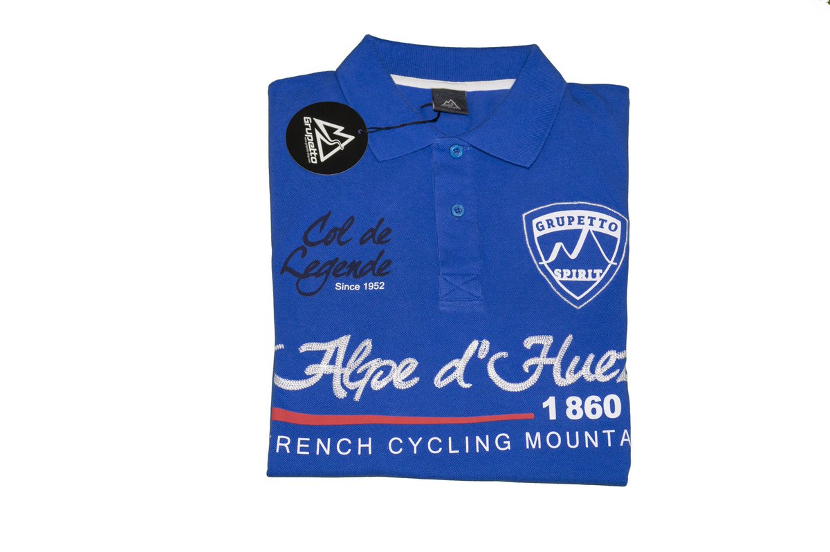 Polo Grupetto Collection 2018 !
Avec le "Polo Alpe d'Huez blanc"

grupetto-shop.com/index.php…