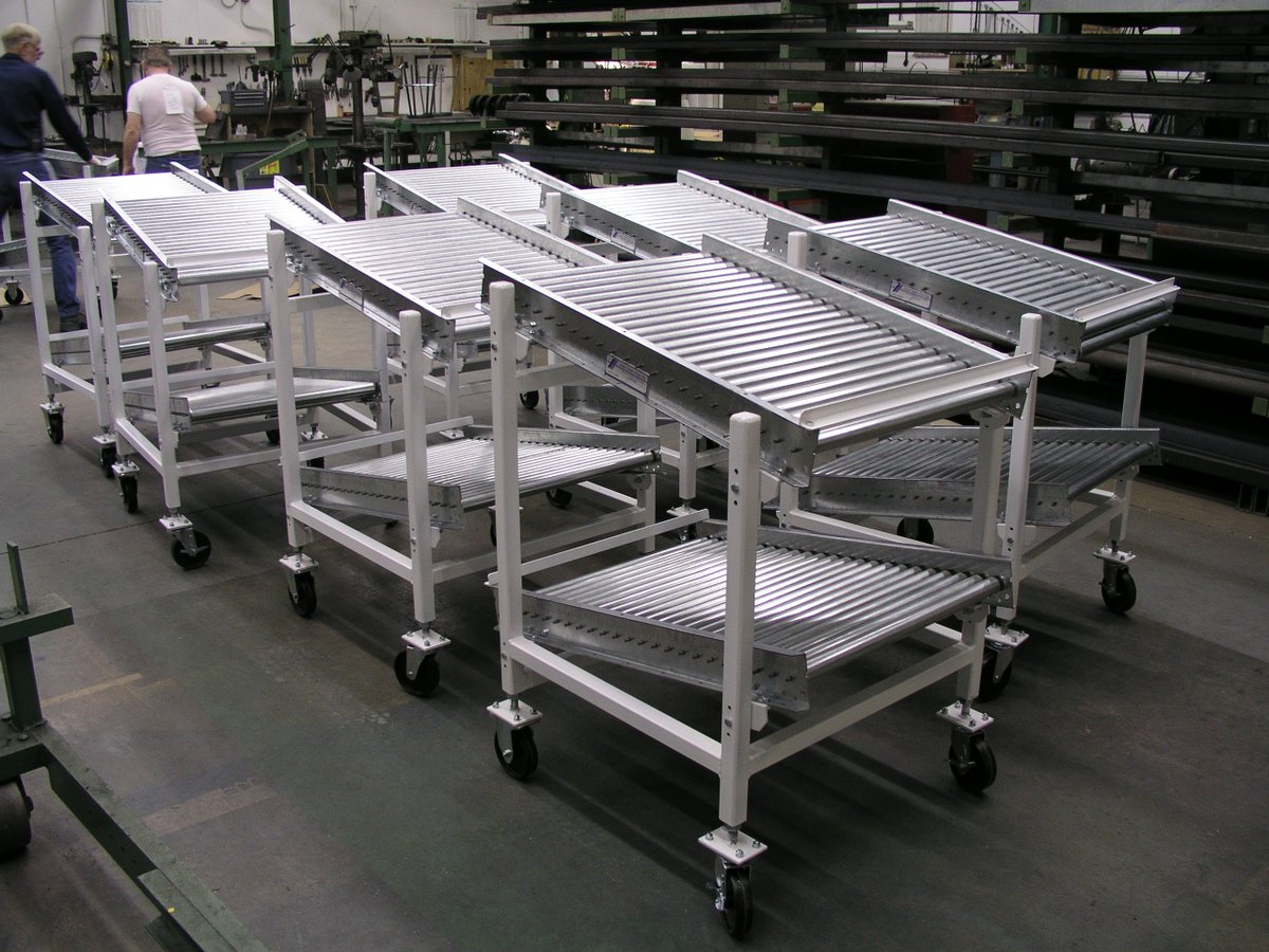 Custom Conveyor Auf Twitter Gravity Roller Carts Gravity