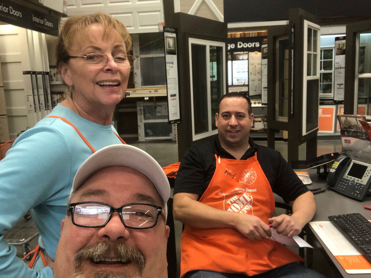 Specialty Tuesday at 6513. Thank you Andy and Patty. Brett and I appreciate your Home Depot values!!