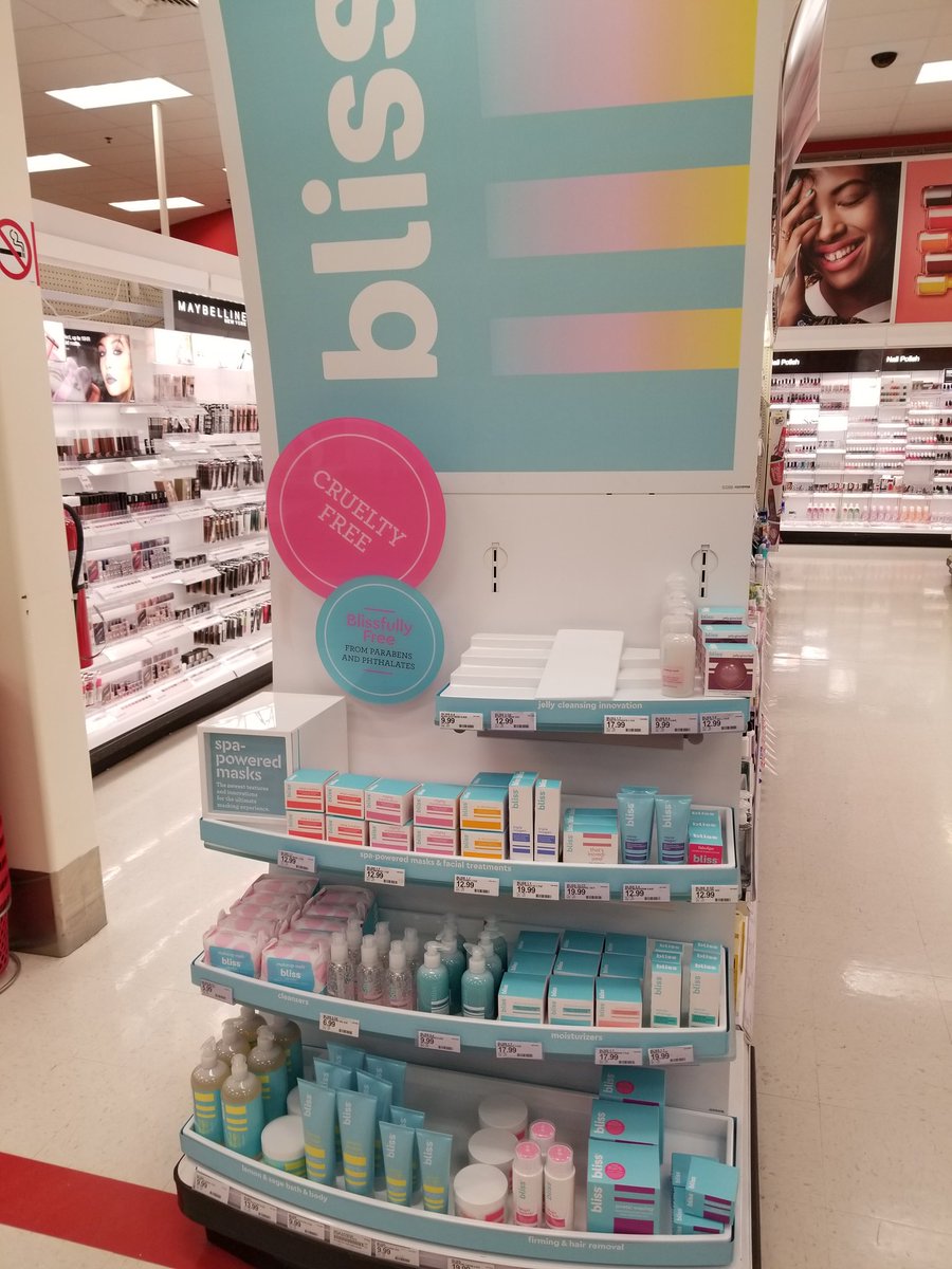 nellieyy00's tweet photo. Introducing Bliss, new at Target! Cruelty free, paraben and phthalates free! Cannot wait to try it out! https://t.co/VCFKmDYGBk