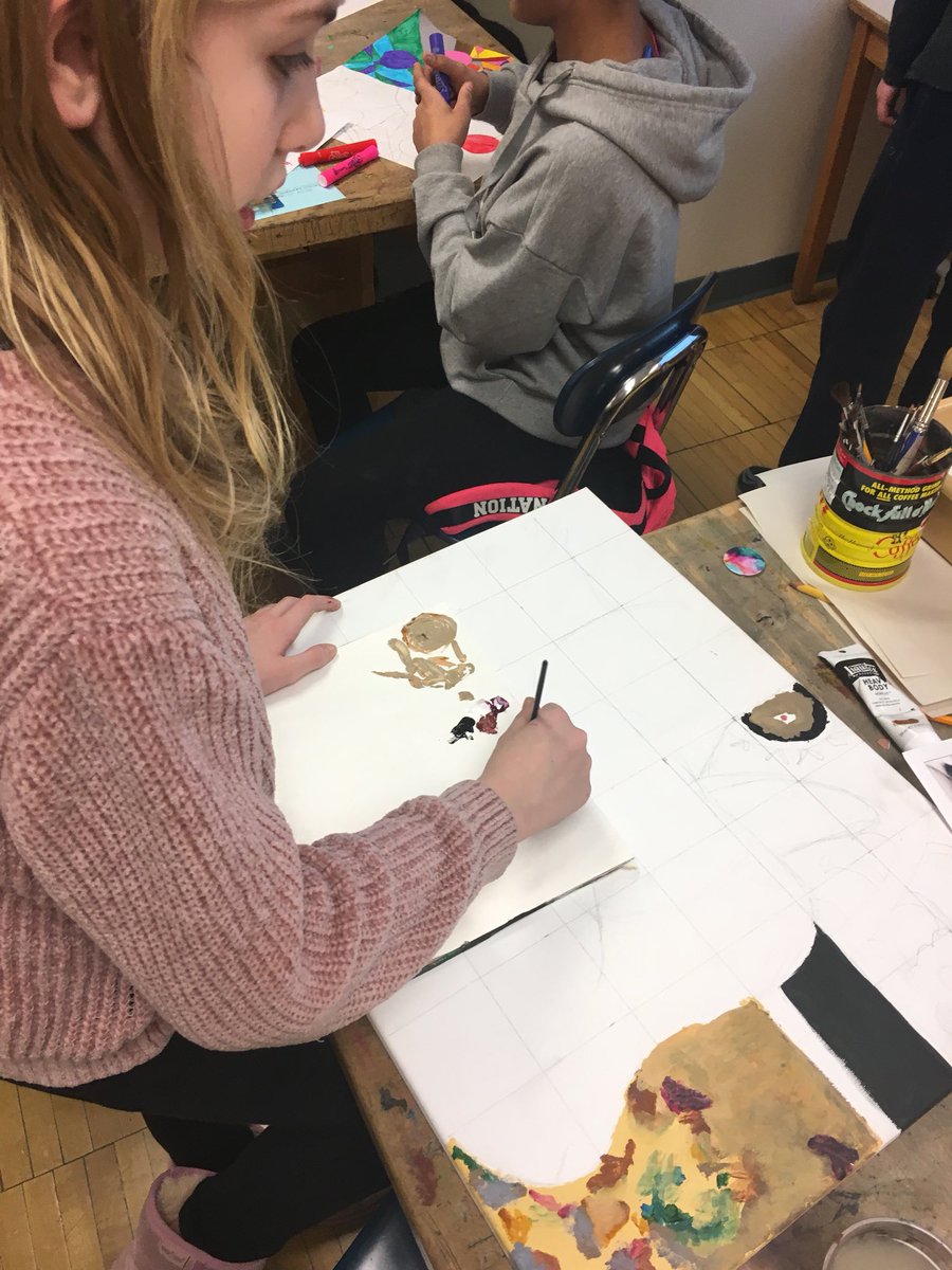 MsCantello's tweet photo. Independent painting projects after school 🎨 #releasethecreativity #openstudio #createeverything #WGMSart @Sdunhamwgms @MJMcGrathjr @wdavern https://t.co/eNIskP4l2Y