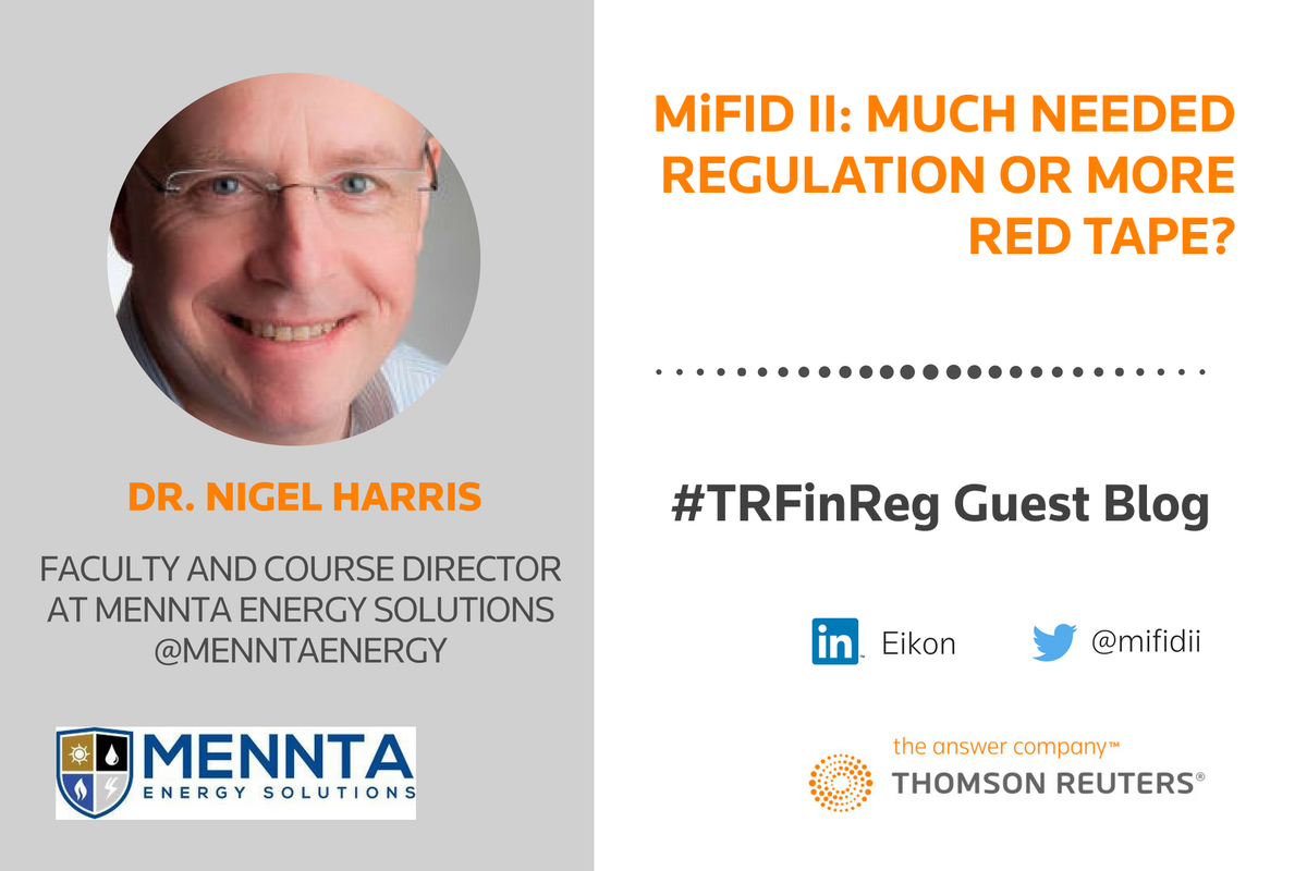CiciGarcia_'s tweet photo. Following its January 2018 introduction, what impact will the new, broader #MiFIDII #regulation have on European #energymarkets? Is it much needed or is there now too much red tape? https://t.co/2aDf4YphRA #TRFinReg @mifidii @TREnergy https://t.co/BXlMb5LESG