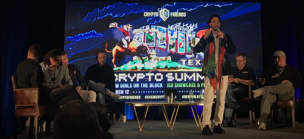 CRYPTOSXSW's tweet photo. Greg with Photon speaking now! #DevOps #SXSW #SXSW2018 #SXSWCryptoSummit #Blockchain #CryptoSummit #CryptoFriends https://t.co/JmtlnlJOl6
