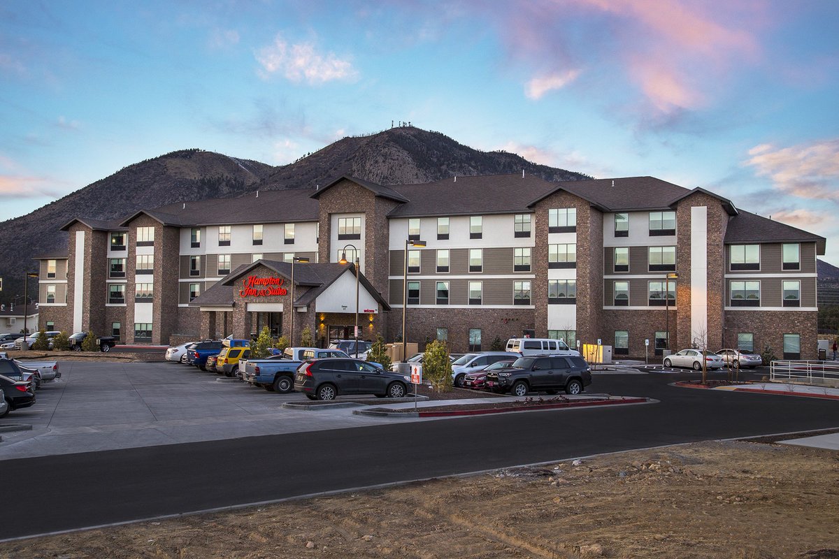 TofelDent's tweet photo. Fairfield Inn's new neighbor, Hampton Inn and Suites is officially complete!
#TofelDentConstruction #Flagstaff #hotels #newbuild #construction https://t.co/jkDkI94T0i