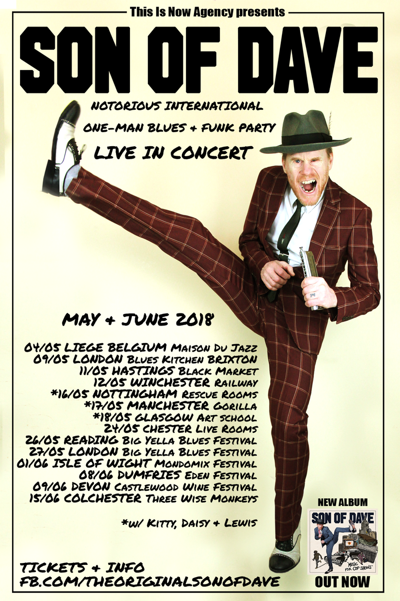 thesonofdave's tweet photo. A whole lot of dates for May and June... https://t.co/tjr5KiatkV