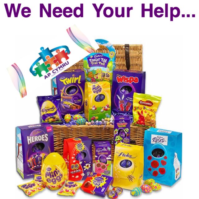 AP_CYMRU's tweet photo. Yummyliscious chocolate eggs are needed for our children’s Easter Party! Can you help? #donate #support #charity https://t.co/rl2OoaUJid