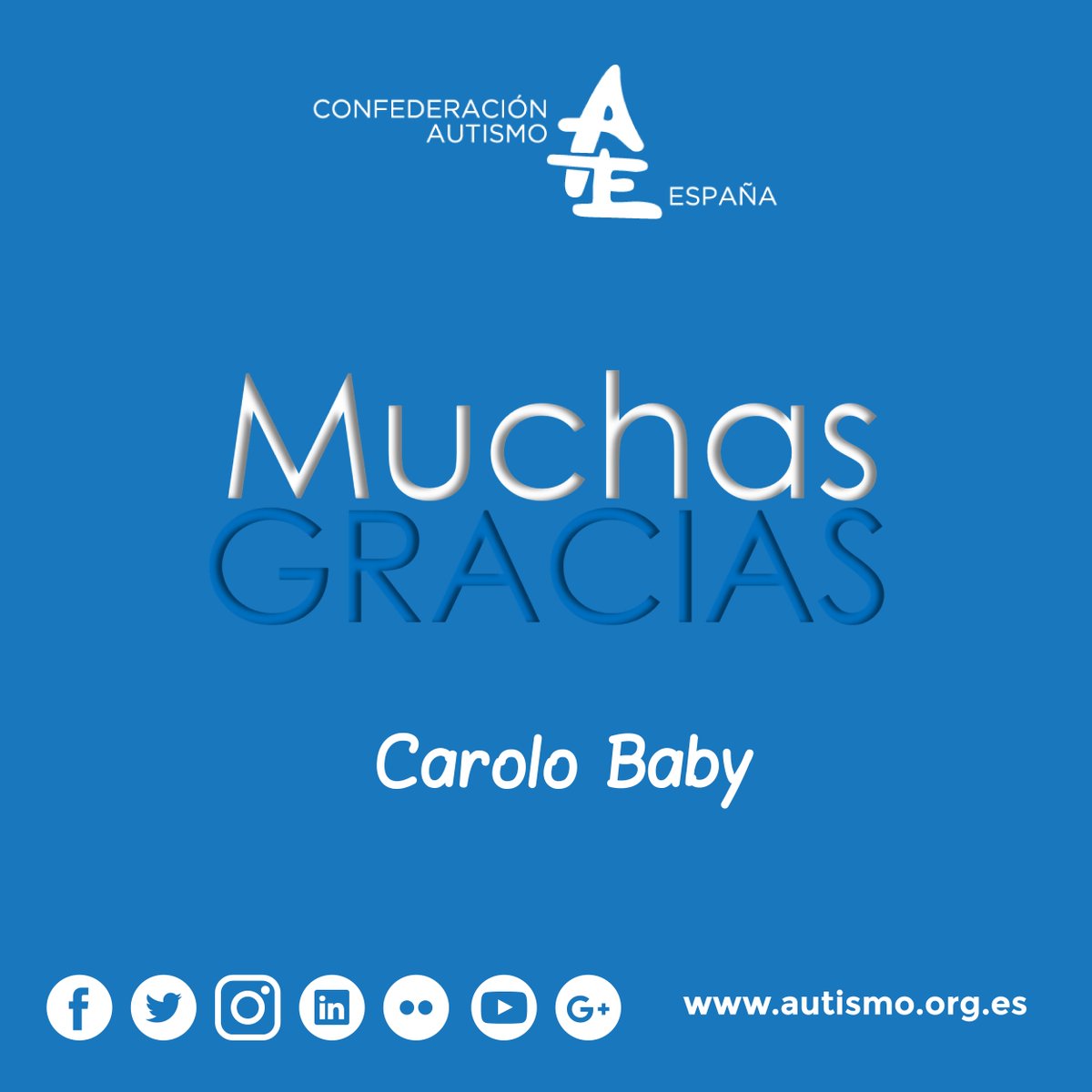 Autismo_Espana's tweet photo. Hoy acabamos el día agradeciendo a los trabajadores de @carolobaby la aportación que han hecho al colectivo de personas con #TEA a través de una donación a @Autismo_Espana ¡Gracias! 😄😄😄 También gracias @MamaGnomo por darles esta genial idea. https://t.co/7CUByAViNg