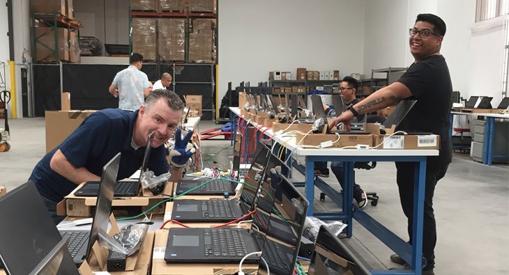 BlinkITSolution's tweet image. Another overtime night - Blink IT dedicated Lifecycle Services team is working on laptop imaging for thousands of units.