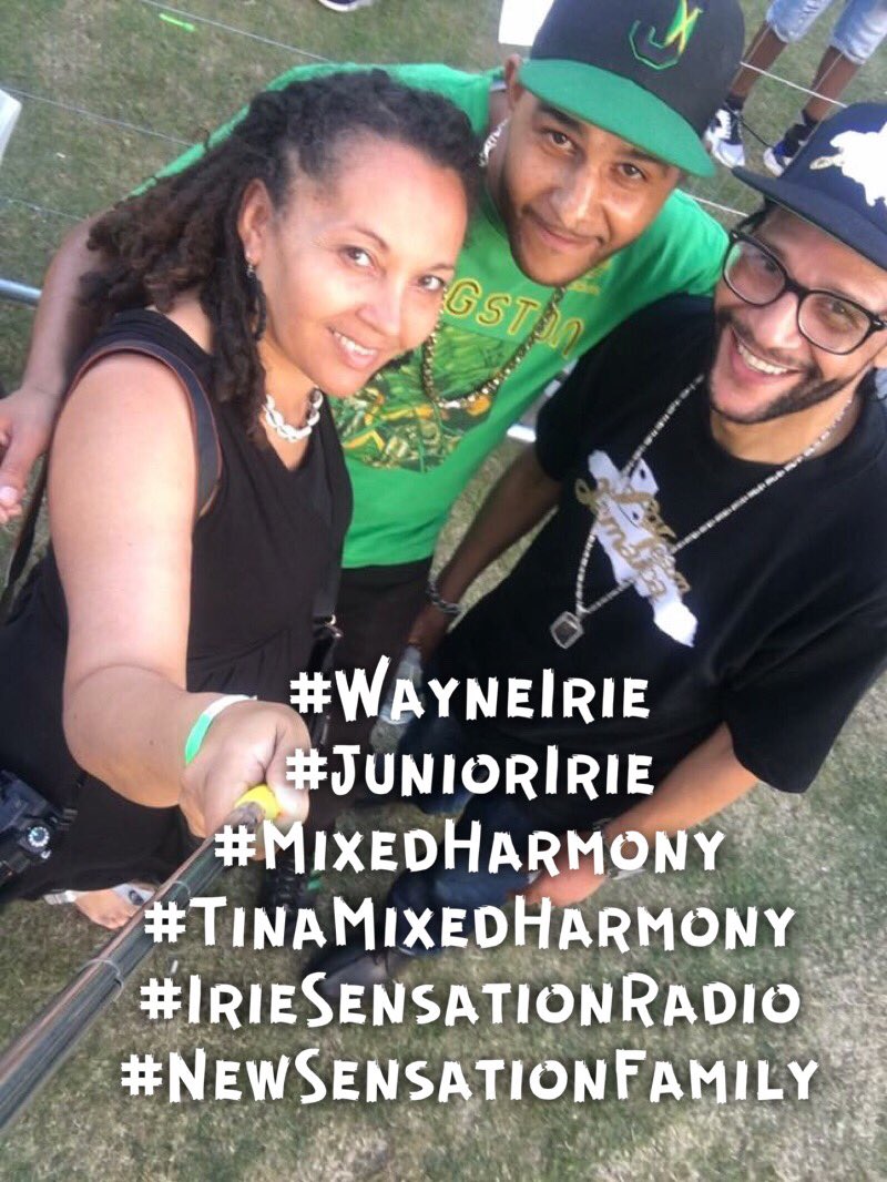 MixedHarmonyTA's tweet photo. #WayneIrie
#JuniorIrie
#MixedHarmony
#TinaMixedHarmony
#IrieSensationRadio
#NewSensationFamily @wayneirie @junioririe https://t.co/FWvdc2i9sN