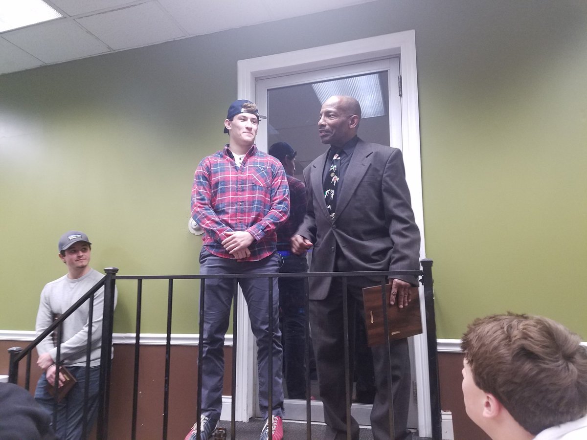 Thanks to all the coaches that have spent numerous hours with our kids. Thanks to Kegen R. and Kyle R. for being great human beings. Good luck to all the future Rams that put on that singlet and go to war and after 4 years I will say for the last time #RamItUp <a href="/RAMSSPORTS/">Stephen T. Badin High School Athletics</a>