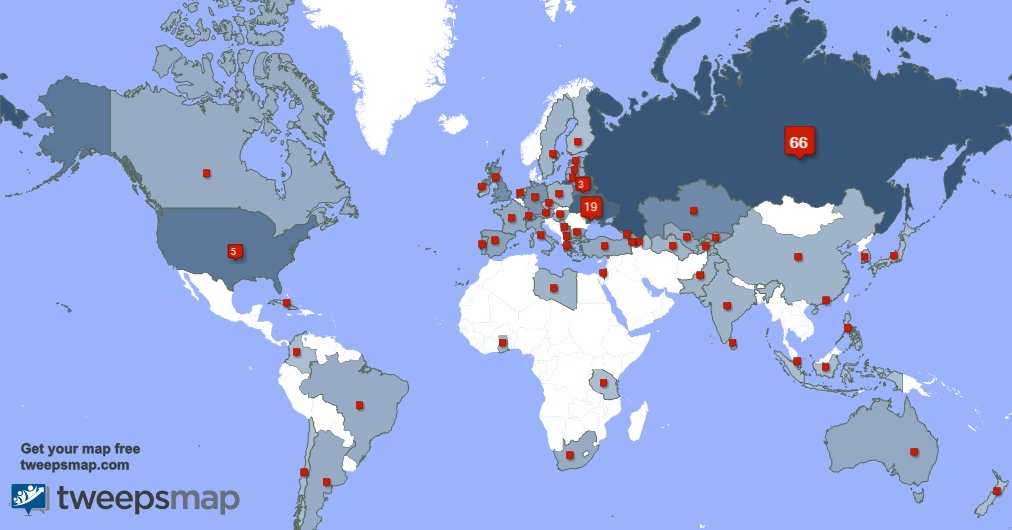 I have 5 new followers from Sweden, and more last week. See tweepsmap.com/!BizDirektor