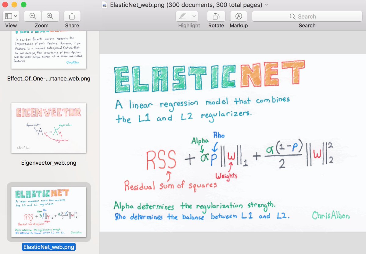 MonaJalal_'s tweet image. Thanks a lot @chrisalbon for your #machinelearning flashcards! Totally worth the 12$! #ElasticNet 👏👌
*If you are starting on machine learning or want to go over some materials learned before this is a great fit! 
machinelearningflashcards.com