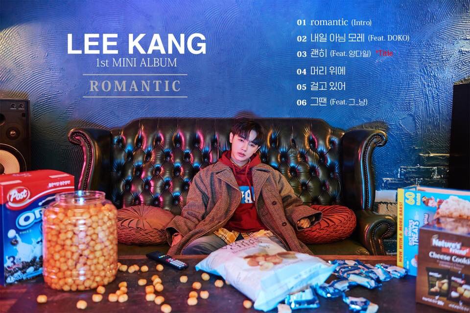 BN_Music's tweet photo. [#이강/PHOTO] LEE KANG 1st Mini Album ‘ROMANTIC’ Track List 

LEE KANG ‘ROMANTIC’ 2018.03.18 6PM

#브랜뉴뮤직 #BRANDNEWMUSIC #LEEKANG #ROMANTIC #내일아님모레 #괜히 #머리위에 #걸고있어 #그땐 #양다일 #그_냥 https://t.co/ljJhh1gM09