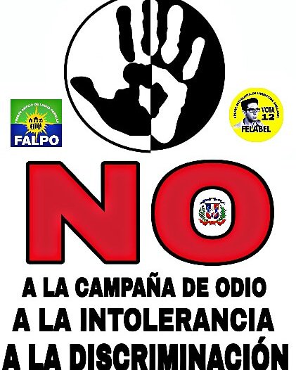 FALPOsfm's tweet photo. RECHAZAMOS LA CAMPAÑA XENOFOBA Y DE ODIO. Personeros, grupos y Partidos de la Ultra-Derecha Dominicana quieren inculcar odio contra los hermanos inmigrantes del países hermanos, este es un pueblo de amor. #NoAlOdio #QueNoNosDistraigan #NoALaXenofobia https://t.co/D1Eqoz2FUm