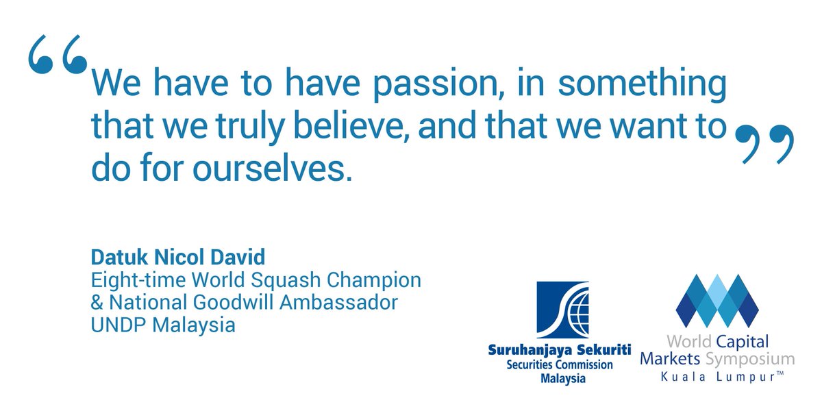 SecComMalaysia's tweet photo. Inspirational words from @NicoleDavid during #WCMS2018. https://t.co/YBhZTwYXub