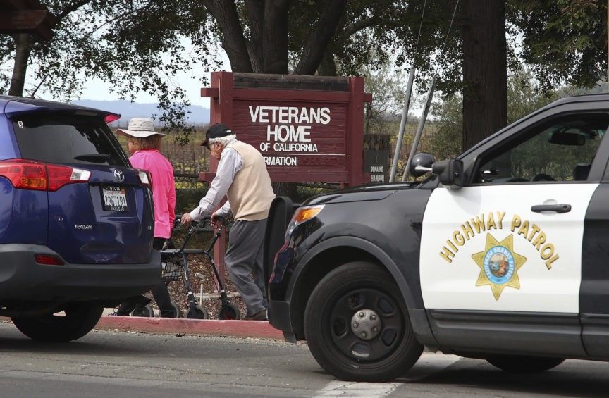 AegisAcademy's tweet photo. Three innocents were shot and killed at the Veterans Home of California in Yountville, CA, on Friday despite California’s stringent gun controls. 
https://t.co/Cesa7bOml8 https://t.co/LZPp9OVnc4