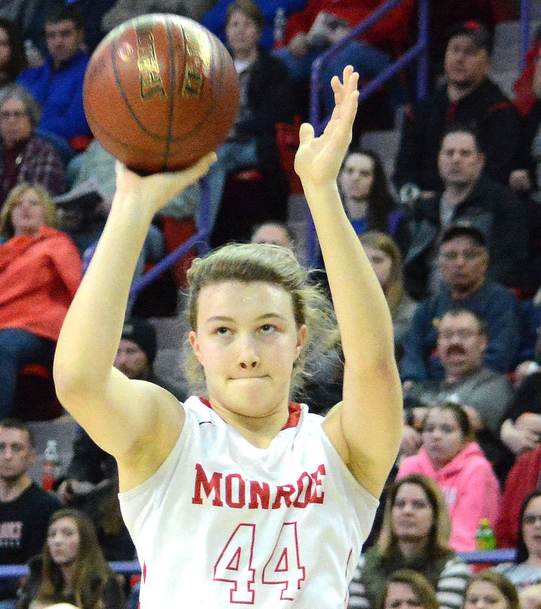 WiscoAcademy's tweet photo. Congratulations to WA 2018 F Sydney Mathiason (@bigsyd44) for being named First Team All Conference in the Badger South! #WABFam https://t.co/qEhkRWK8Ry
