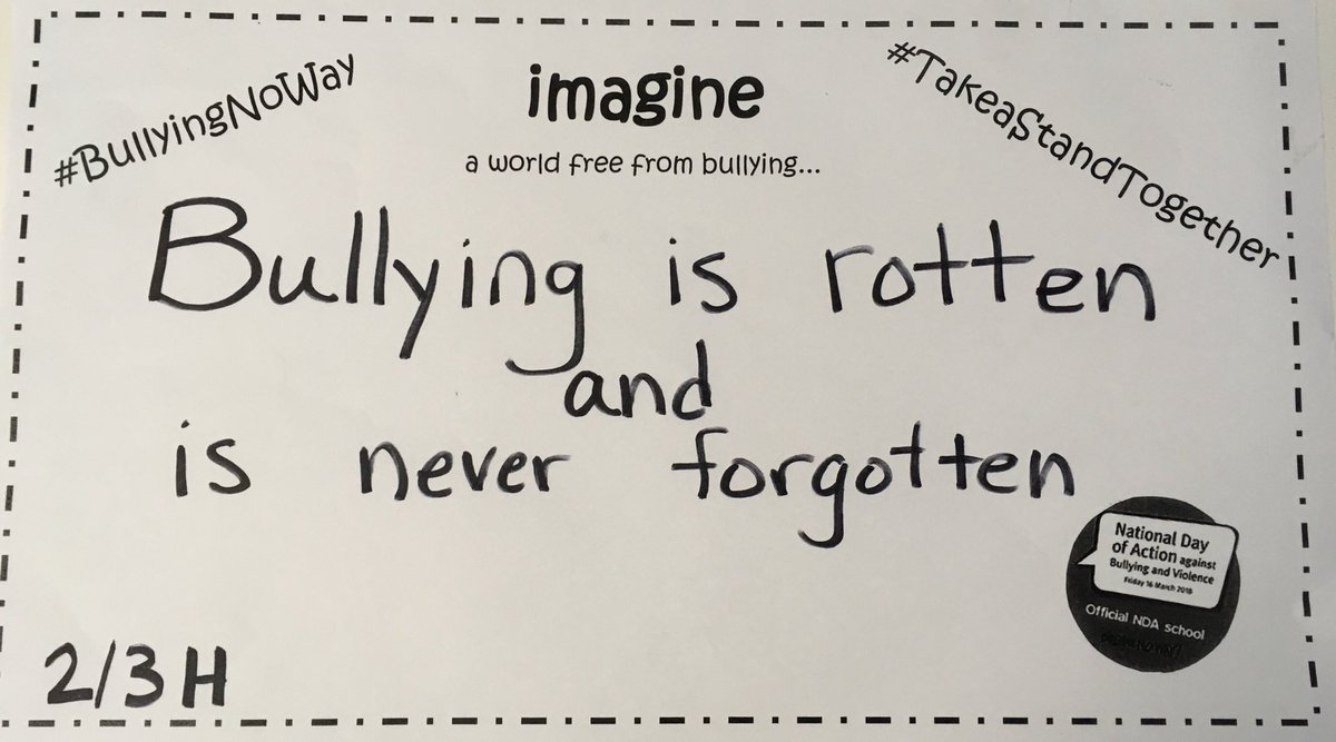 pix Anti Bullying Slogans Images aaron hartwell on twitter friday is