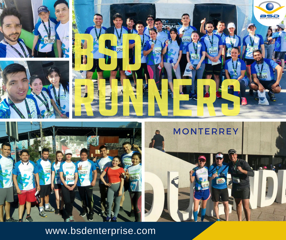 BSD_Enterprise's tweet photo. Gracias BSD Runners por su participación en la carrera Duendes, que se llevó a cabo en la Colonia del Valle en San Pedro Garza García, formado por 28 colaboradores todos juntos a un mismo objetivo. https://t.co/ai54J2Gydo #VoyALograrlo #BSDEnterprise https://t.co/knVt48wtV1