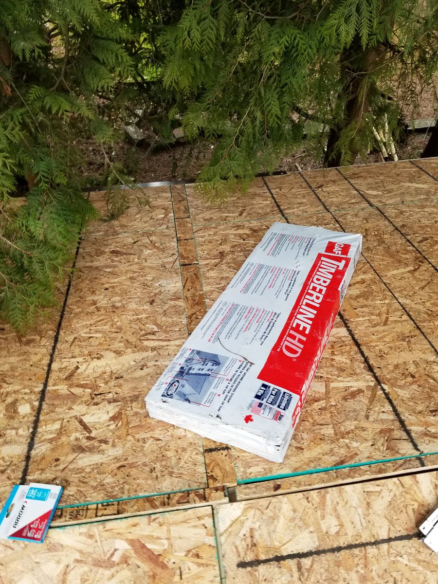 WourConstructio's tweet photo. Shingling time! #shed #Vancouver #shingles #portcoquitlam https://t.co/D1ld2nhgFQ