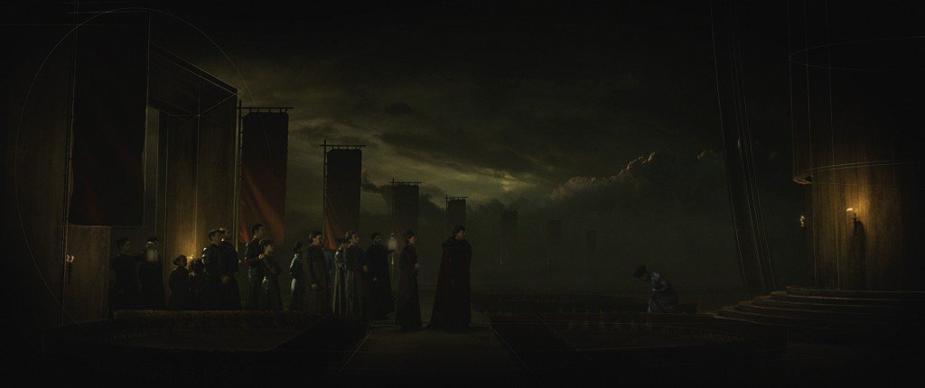 kephasina's tweet photo. How do you create cinematic dynamism &amp; movement but still evoke static visual perspective of a stage play or painting? Do catch
@macbeth_thefilm if you can. Transportive. 👍👏👏
#macbeththefilm https://t.co/Lo05oA2MRp
