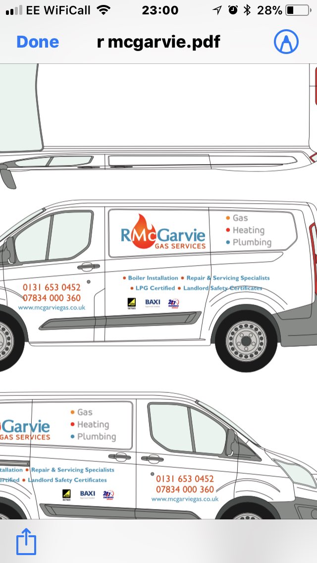 rmheating's tweet image. Thoughts on van signage?