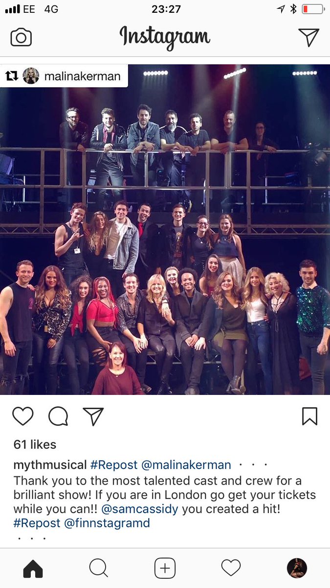 So many inspirational actors,singers and industry professionals walking through our doors to watch us <a href="/MythMusical/">Myth the Musical</a> <a href="/TheOtherPalace/">The Other Palace</a> 
Thanks for supporting <a href="/willtudor1/">Will Tudor</a> @AndrewCastle63 <a href="/PixieLott/">Pixie Lott</a> <a href="/MalinAkerman/">Malin Akerman</a>